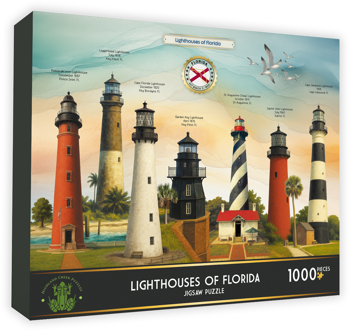 Lighthouses of Florida Box Front