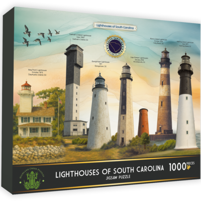 Lighthouses of South Carolina Box Front